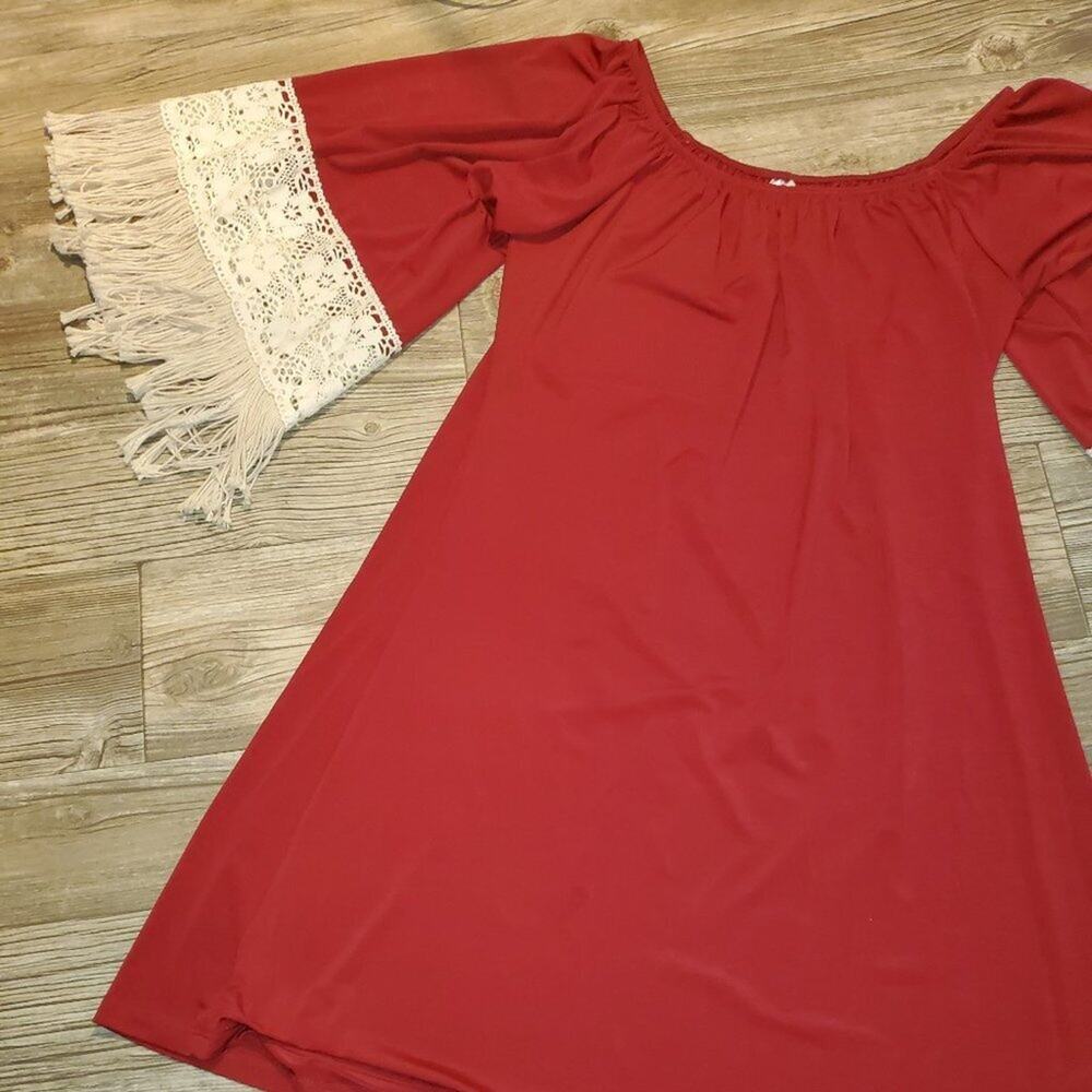 2B Together Boho off shoulder dress 🎭 🎨 🎭 🎨